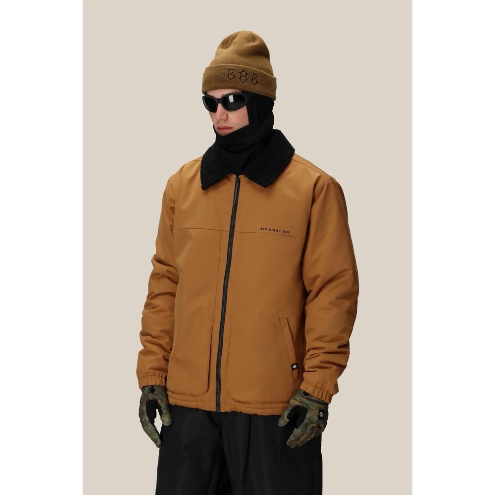686 Men's Caim Insulated Jacket Caramel Brown Size XL NWT